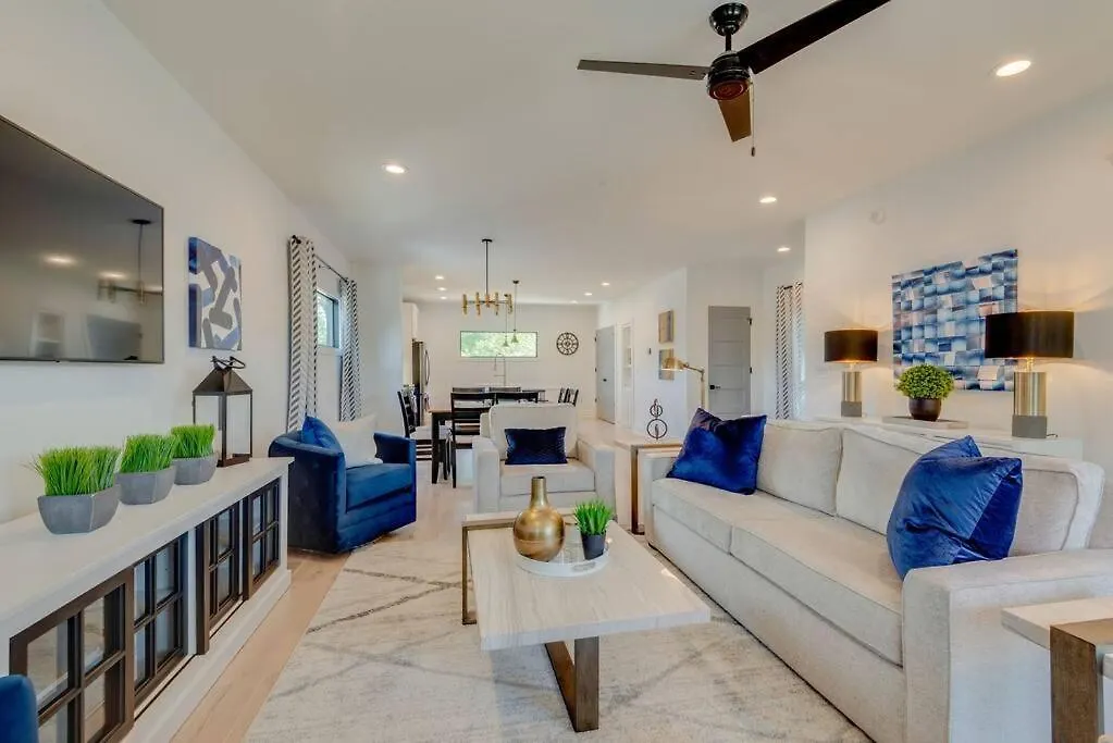 度假居 纳什维尔Luxury Downtown Nash/Roofdeck/11 Beds别墅
